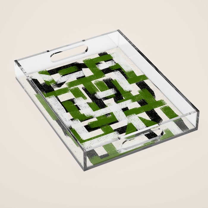 Abstract Modern Cosmic  Acrylic Tray Gallery Image 1