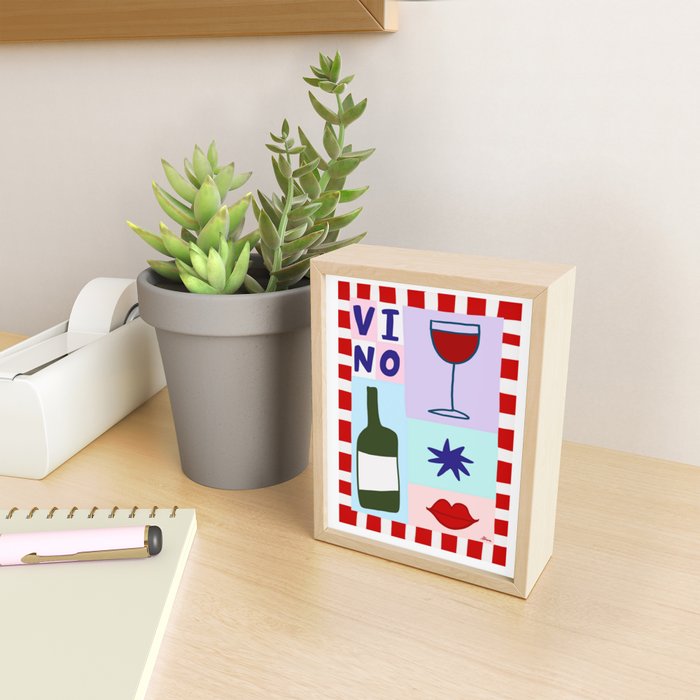 Vino Tinto Mini Art Print Gallery Image 2