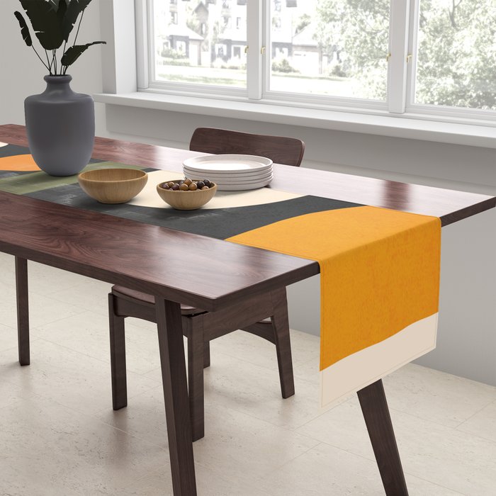 Abstract shapes in the skies 2 Table Runner Gallery Image 2