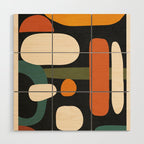 Abstract shapes in the skies 2 Wood Wall Art Gallery Image 1