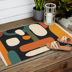 Abstract shapes in the skies 2 Outdoor Rug Gallery Image 2