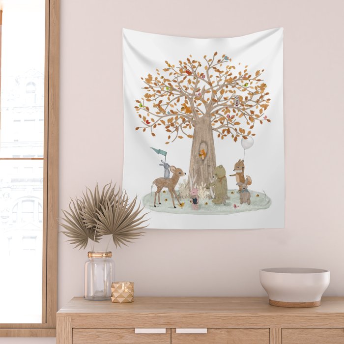the little oak tree Wall Tapestry Gallery Image 2