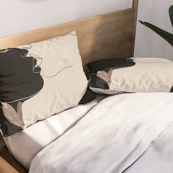 Floral Kiss  Pillow Sham Gallery Image 2