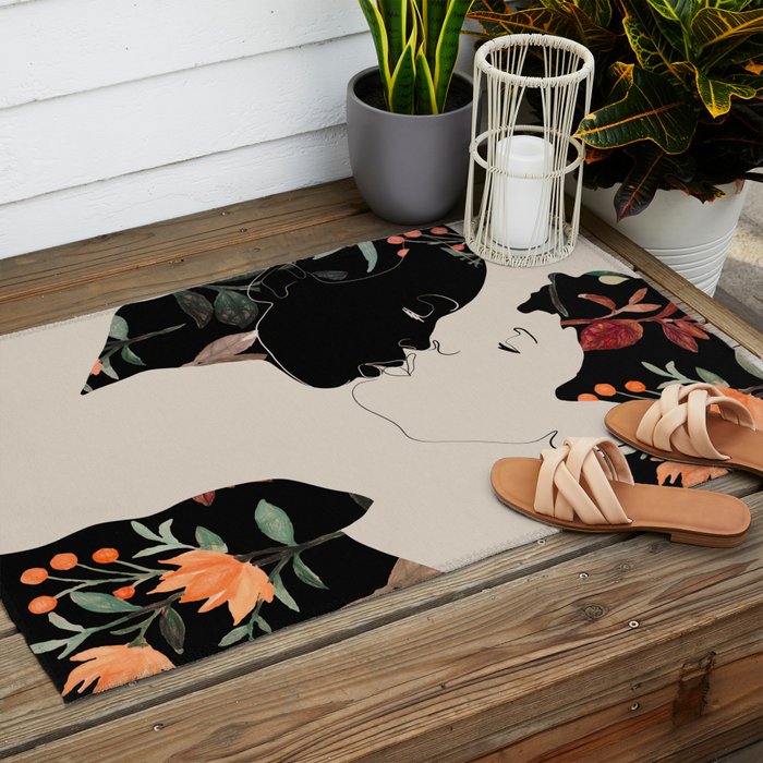 Floral Kiss  Outdoor Rug Gallery Image 2