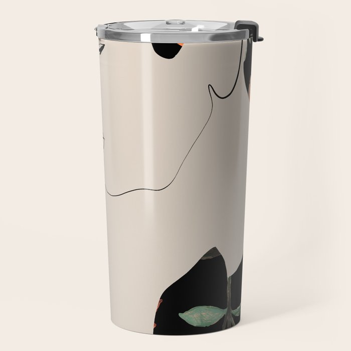 Floral Kiss  Travel Mug Gallery Image 2