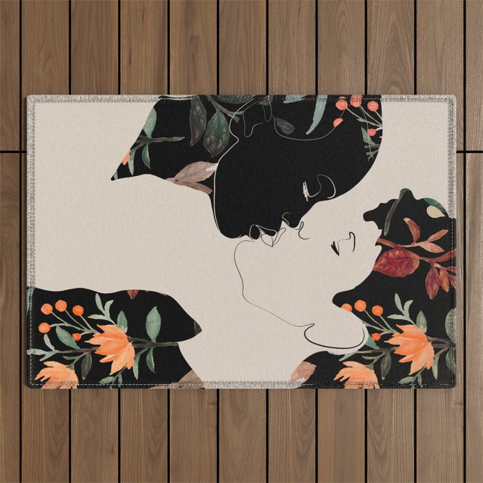 Floral Kiss  Outdoor Rug Gallery Image 1