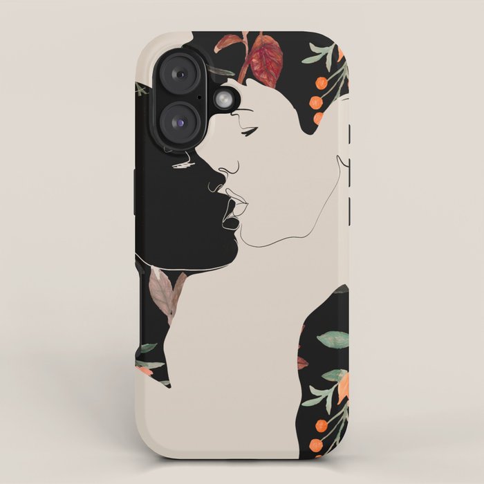 Floral Kiss  iPhone Case Gallery Image 1