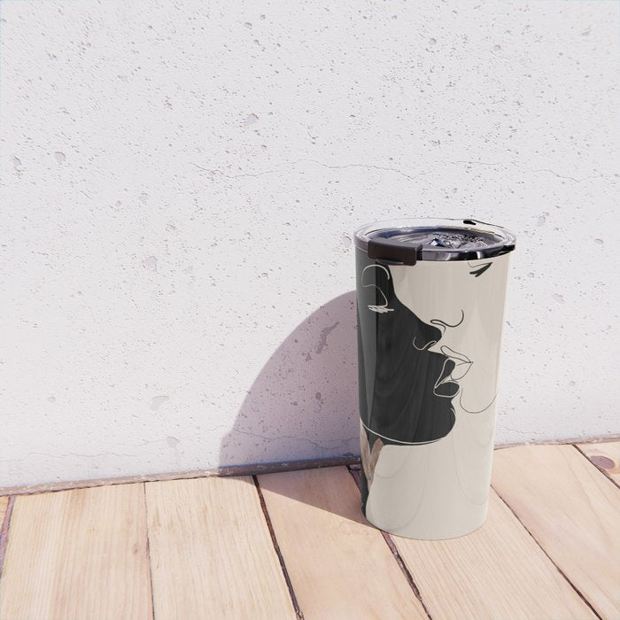 Floral Kiss  Travel Mug Gallery Image 4