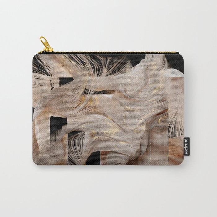 Flow Abstract II Carry All Pouch Gallery Image 1