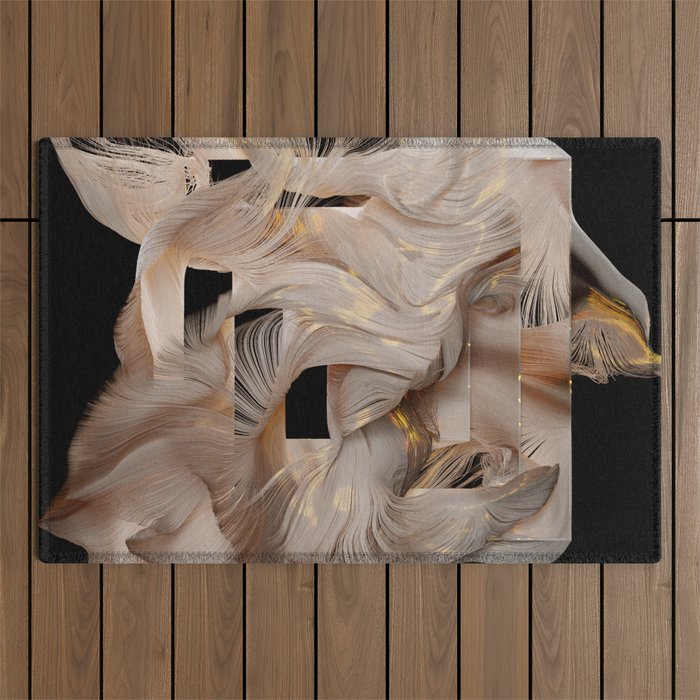 Flow Abstract II Outdoor Rug Gallery Image 1