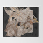Flow Abstract II Throw Blanket Gallery Image 2