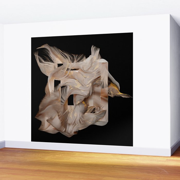 Flow Abstract II Wall Mural Gallery Image 2