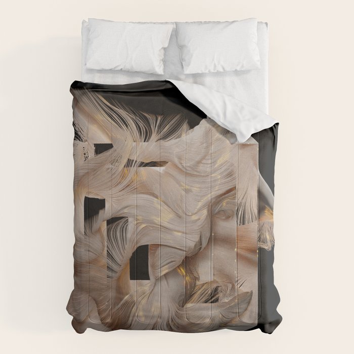 Flow Abstract II Comforter Gallery Image 1