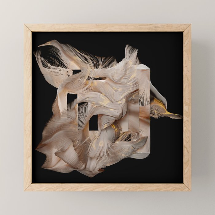 Flow Abstract II Mini Art Print Gallery Image 1