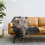Flow Abstract II Throw Blanket Gallery Image 1