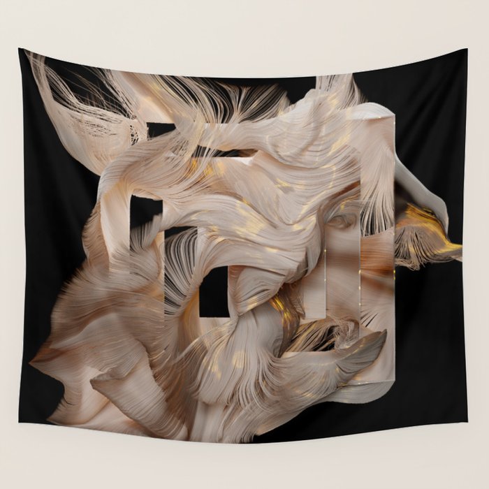 Flow Abstract II Wall Tapestry Gallery Image 1