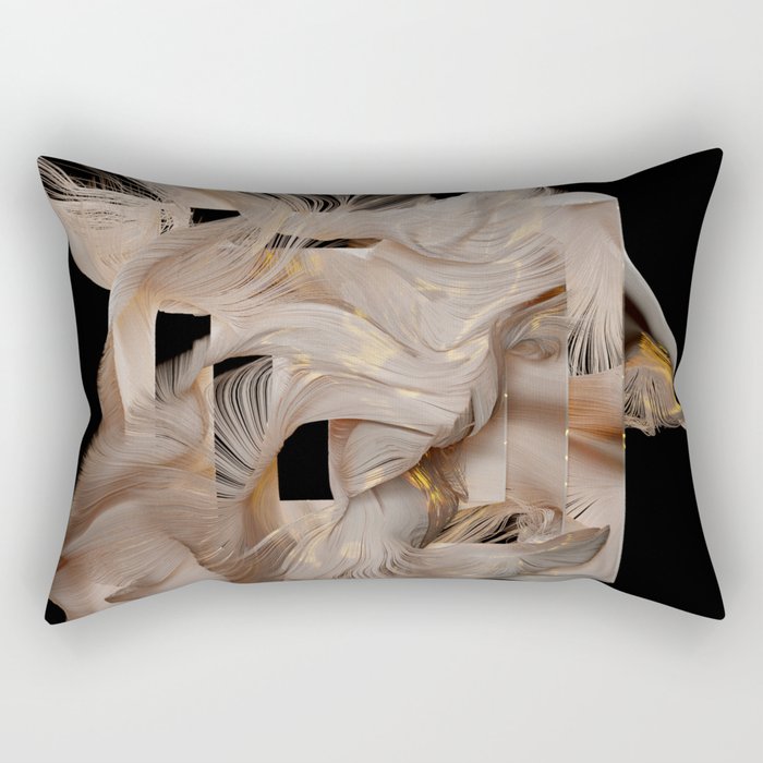 Flow Abstract II Rectangular Pillow Gallery Image 2