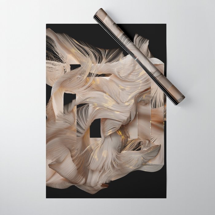 Flow Abstract II Wrapping Paper Gallery Image 1