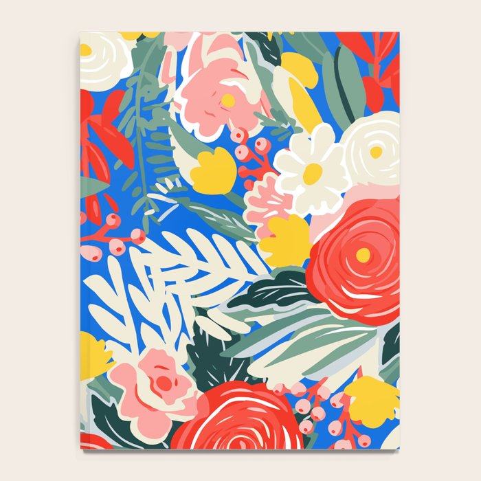 Colorful nature flower art pattern Notebook Gallery Image 4