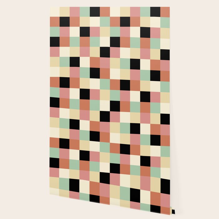 Bold Retro Checks Pattern - Small XXXIV Wallpaper Gallery Image 2