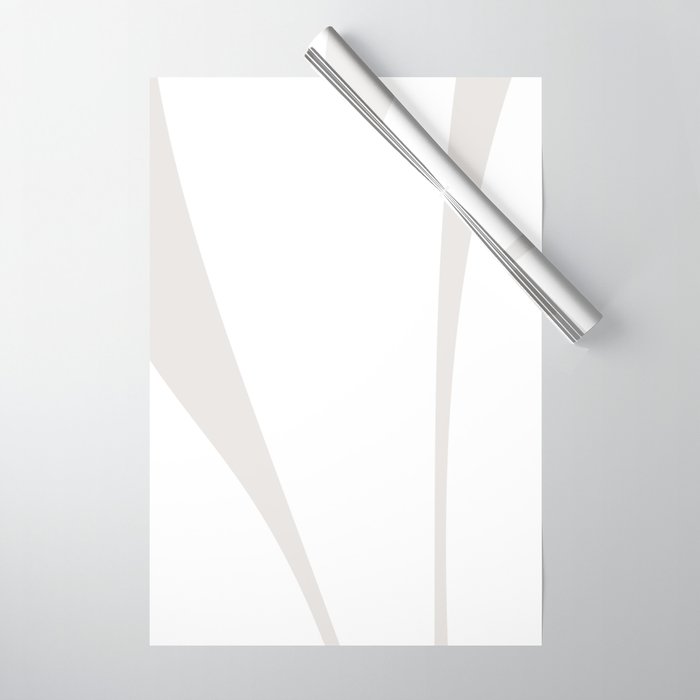Minimalist Plant Abstract XLIV Wrapping Paper Gallery Image 1