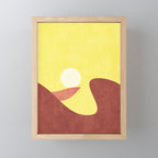 LANDSHAPES / Desert - Sunset Mini Art Print Gallery Image 1