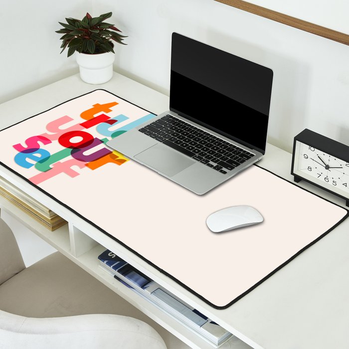 Trust Yourself Typography Desk Mat Gallery Image 2