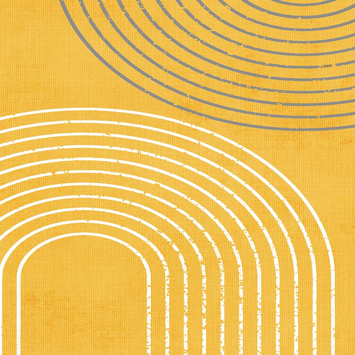 Golden Minimalist Abstract Coffee Mug Gallery Image 2