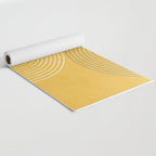 Golden Minimalist Abstract Yoga Mat Gallery Image 2