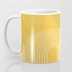 Golden Minimalist Abstract Coffee Mug Gallery Image 3