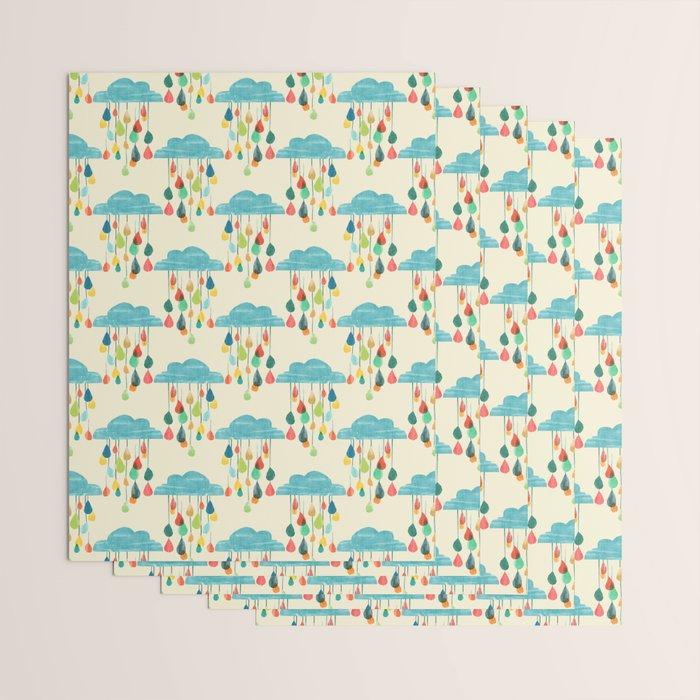 cloudy with a chance of rainbow Wrapping Paper Gallery Image 3