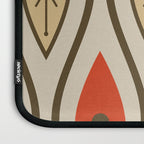 Retro Mid Century Modern Wavy Lines Colorful Laptop Sleeve Gallery Image 3