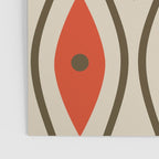 Retro Mid Century Modern Wavy Lines Colorful Poster Gallery Image 3