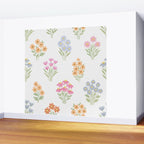 Delicate Hand-Drawn Pastel Floral Meadow Wildflowers  Wall Mural Gallery Image 2