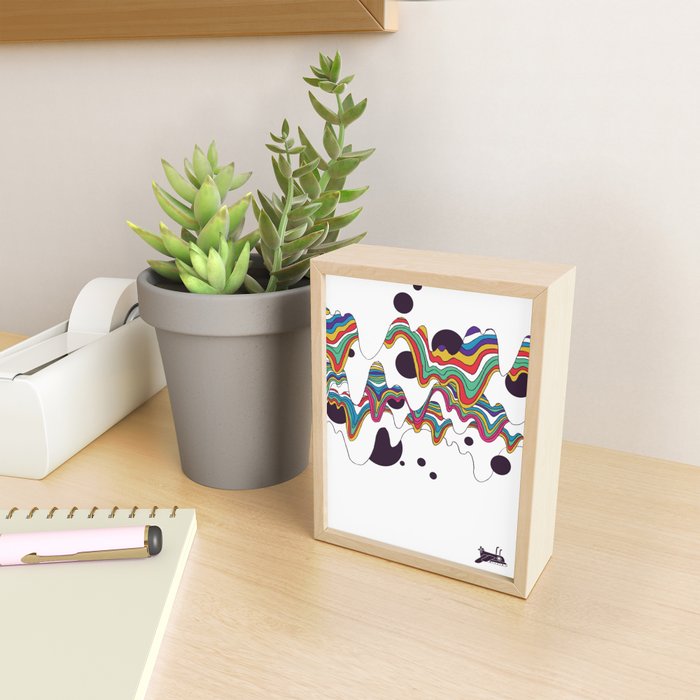 Psychedelic Planet Mini Art Print Gallery Image 2