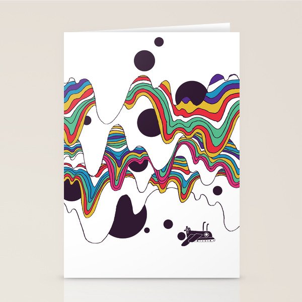 Psychedelic Planet Stationery Card Gallery Image 2