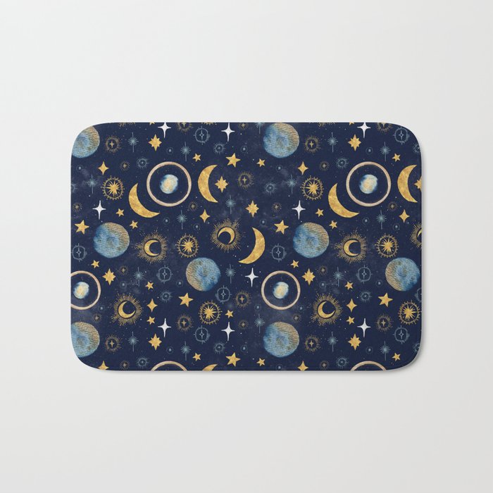Starry night sky ABS 1 Bath Mat Gallery Image 1