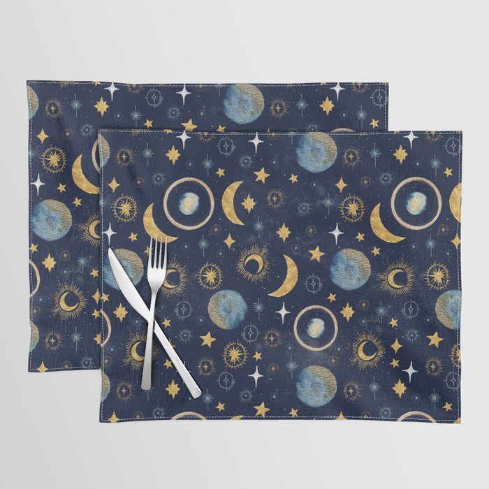 Starry night sky ABS 1 Placemat Gallery Image 1