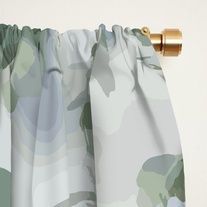 Eucalyptus Leaves and Branches Window Curtain Gallery Image 2