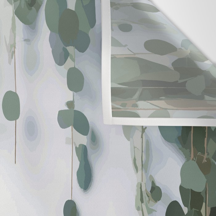 Eucalyptus Leaves and Branches Wall Tapestry Gallery Image 3