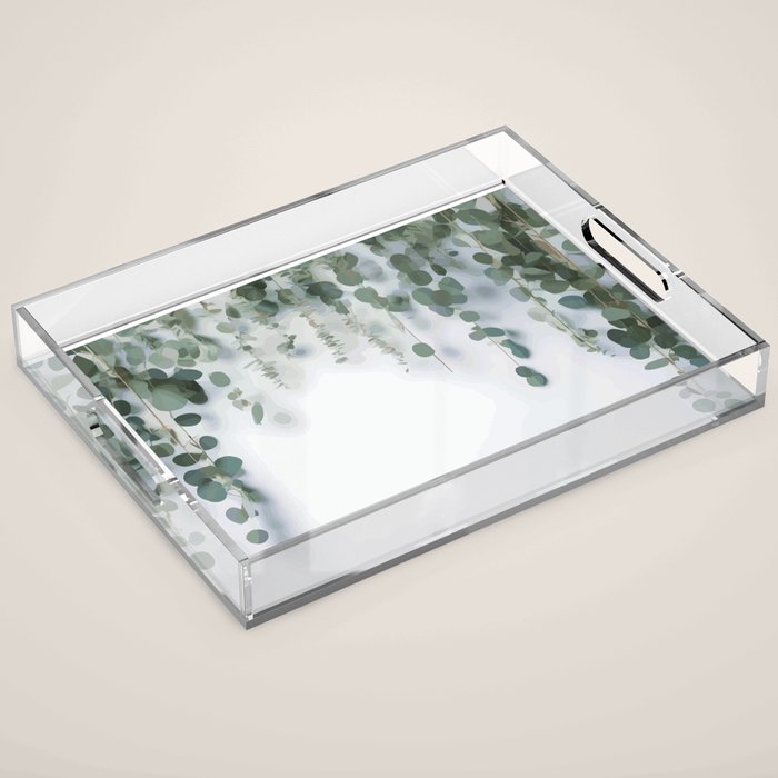 Eucalyptus Leaves and Branches Acrylic Tray Gallery Image 1