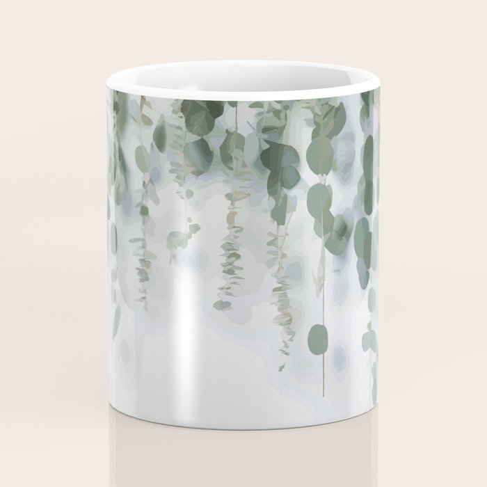 Eucalyptus Leaves and Branches Coffee Mug Gallery Image 4