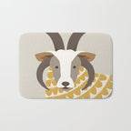 Whimsical Jacob Sheep Bath Mat Gallery Image 1