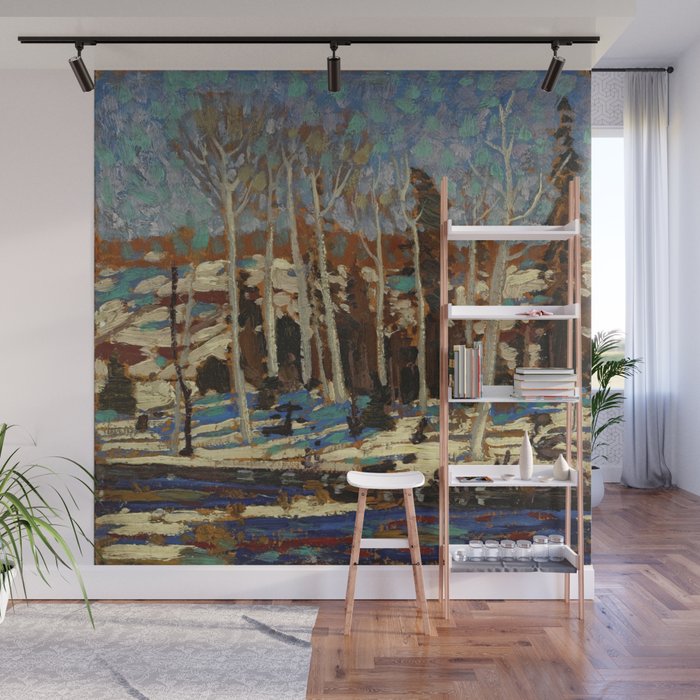 Tom Thomson March 1916 Canadian Landscape Artist Wall Mural Gallery Image 1