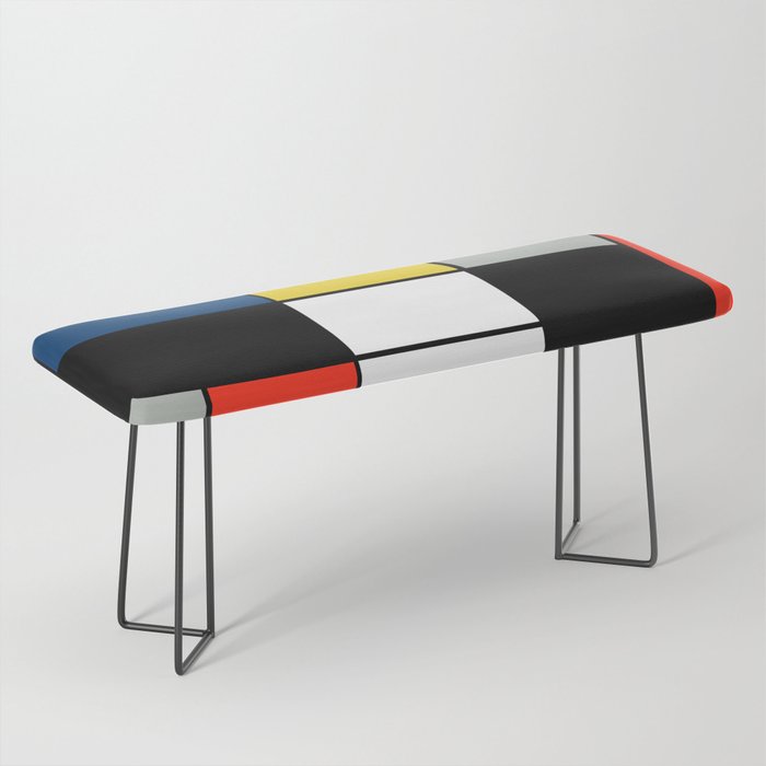 Piet Mondrian - Large Composition A with Black, Red, Gray, Yellow and Blue, 1930 Artwork Bench Gallery Image 1