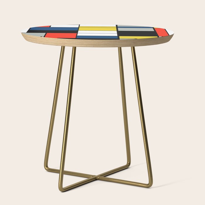 Piet Mondrian - Large Composition A with Black, Red, Gray, Yellow and Blue, 1930 Artwork Side Table Gallery Image 1