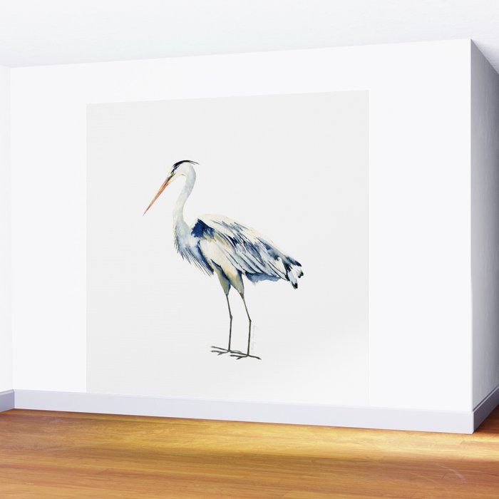 Blue Heron  Wall Mural Gallery Image 2