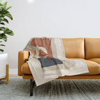 Shape Curve 12 Throw Blanket Gallery Image 1