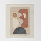 Shape Curve 12 Throw Blanket Gallery Image 2