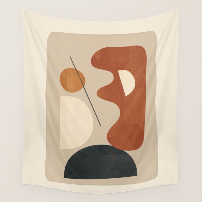 Shape Curve 12 Wall Tapestry Gallery Image 4